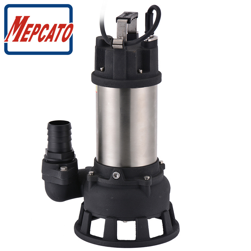 1.5HP Large Flow Stainless Steel Cast Iron Floods Storm Water Drainage Sewage Water Disposal Submersible Cutting Water Pump Machine with Cutting Knife