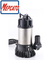 1HP Construction Industrial Waste Water Disposal Stainless Steel Centrifugal Submersible Vortex Sewage Water Drainage Pump with Stirring Device
