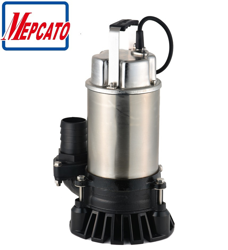 1HP Construction Industrial Waste Water Disposal Stainless Steel Centrifugal Submersible Vortex Sewage Water Drainage Pump with Stirring Device