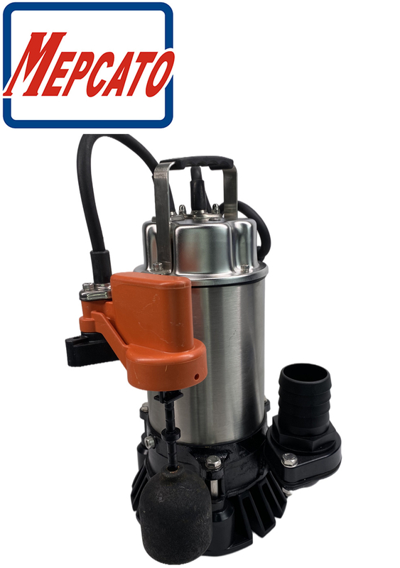 1HP Stainless Steel Sewage Waste Water Discharge Industry Construction Sites Electric Centrifugal Submersible Water Drainage Vortex Pump with Stirring Device