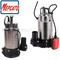 400W 1mm Low Level Running Basement Cellar Parking Lot Rain Water Drainage Stainless Steel Dewatering Submersible Pump