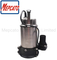 400W 1mm Low Level Running Basement Cellar Parking Lot Rain Water Drainage Stainless Steel Dewatering Submersible Pump