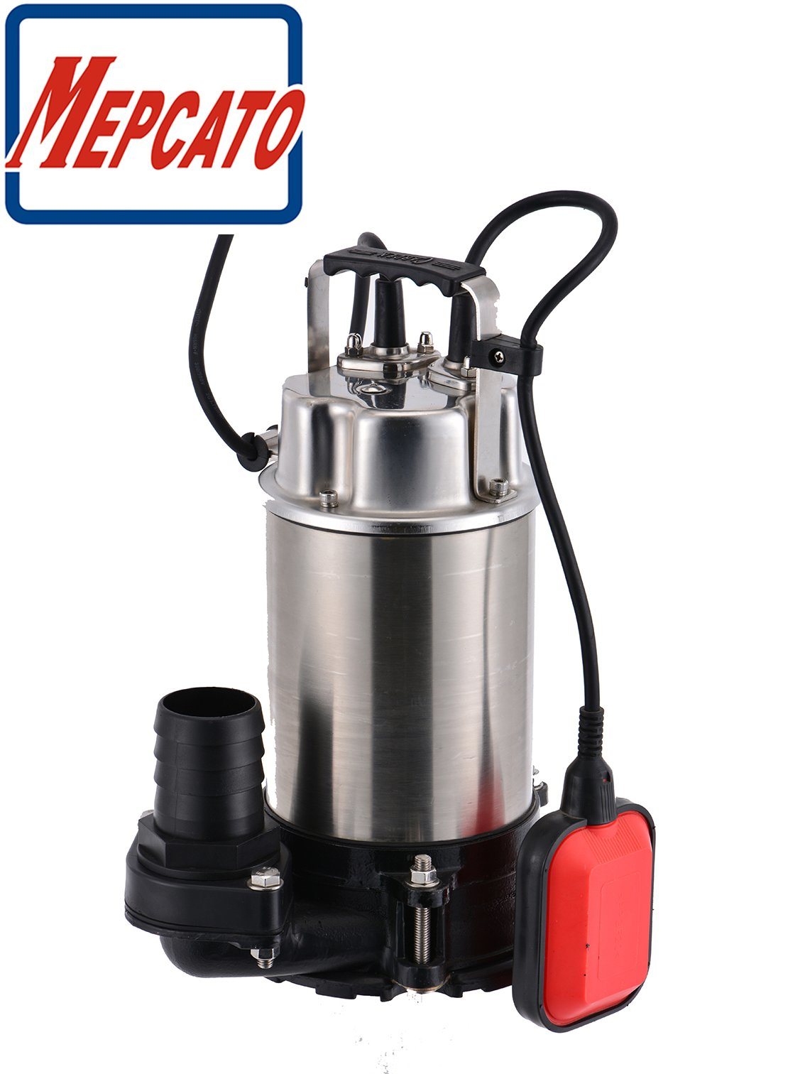 400W 1mm Low Level Running Basement Cellar Parking Lot Rain Water Drainage Stainless Steel Dewatering Submersible Pump