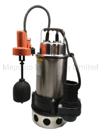 400W Factory Effluent Waste Water Discharge Stainless Steel Electric Centrifugal Submersible Sewage Water Drainage Pump with Cutting Knife