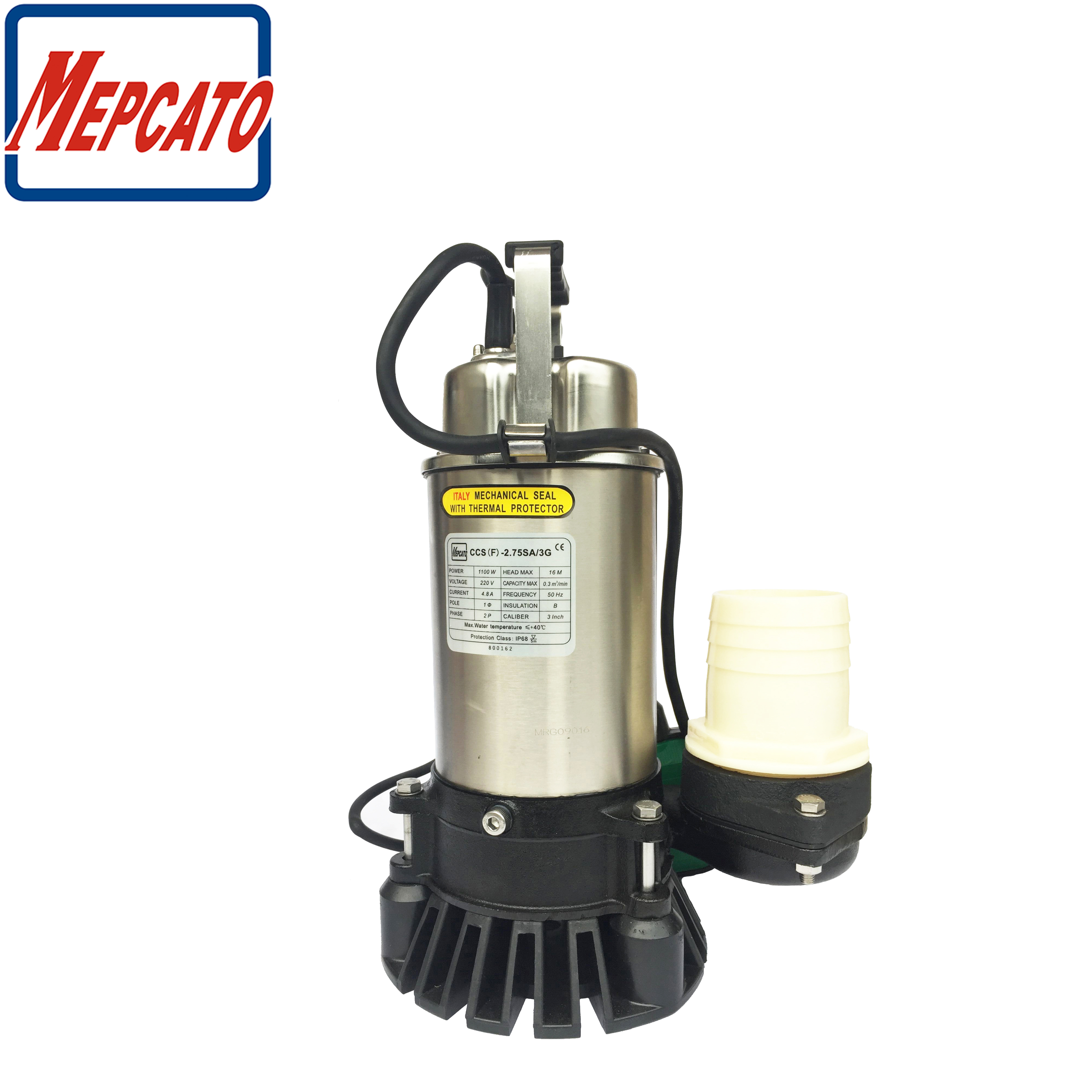 Sewage Submersible Pump with Stirring Device