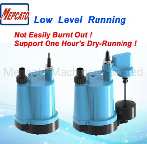 Garden Fish Pond Swimming Pools Water Transfer Water Supply Small Plastic Electric Centrifugal Submersible Water Drainage Pump with Floater Oil Cooling Motor