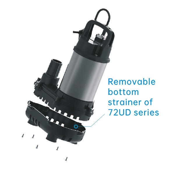 High-Flow Household Factory Industrial Waste Water Drainage Utility Stainless Steel Electric Submersible Water Discharge Pump with Float Switch