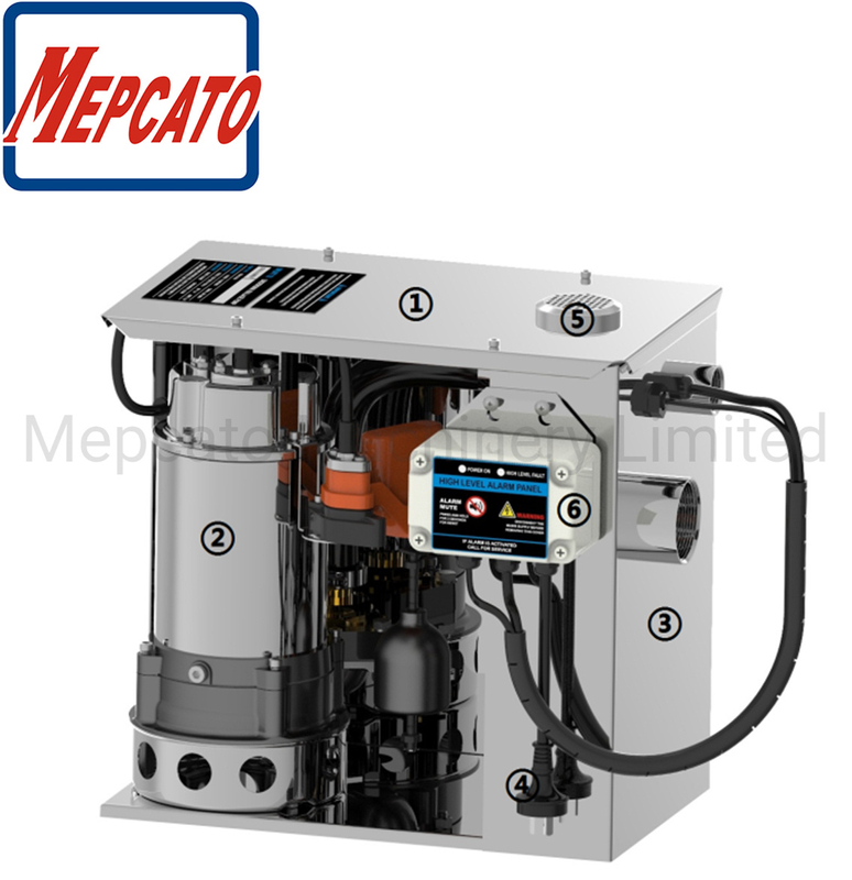 Kitchen Restaurant Undersink Sewage Waste Water Disposal Electric Centrifugal Submersible Water Pump with Stainless Steel Casing