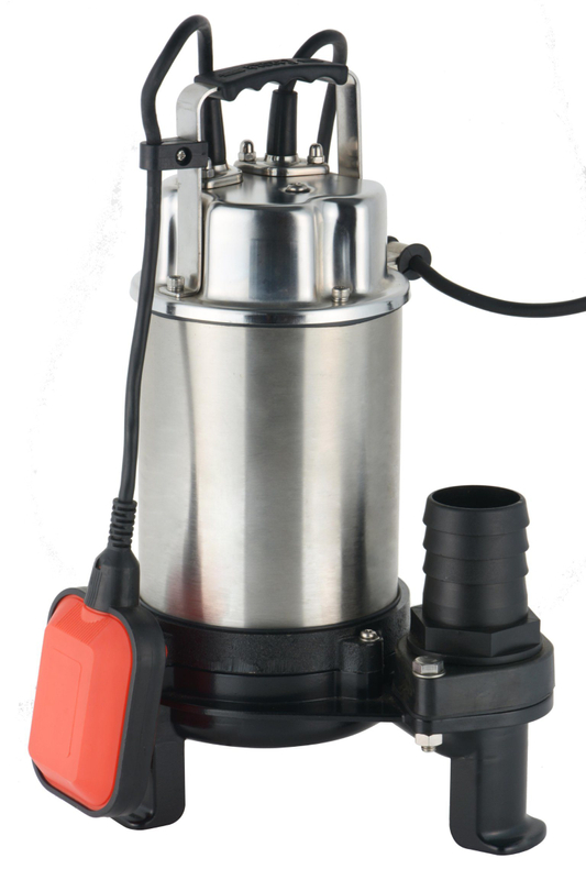 Kitchen Sewage Waste Water Disposal Non-Clogging Three-Feet Stainless Steel Electric Automatic Submersible Water Drainage Pump with Cutting Impeller