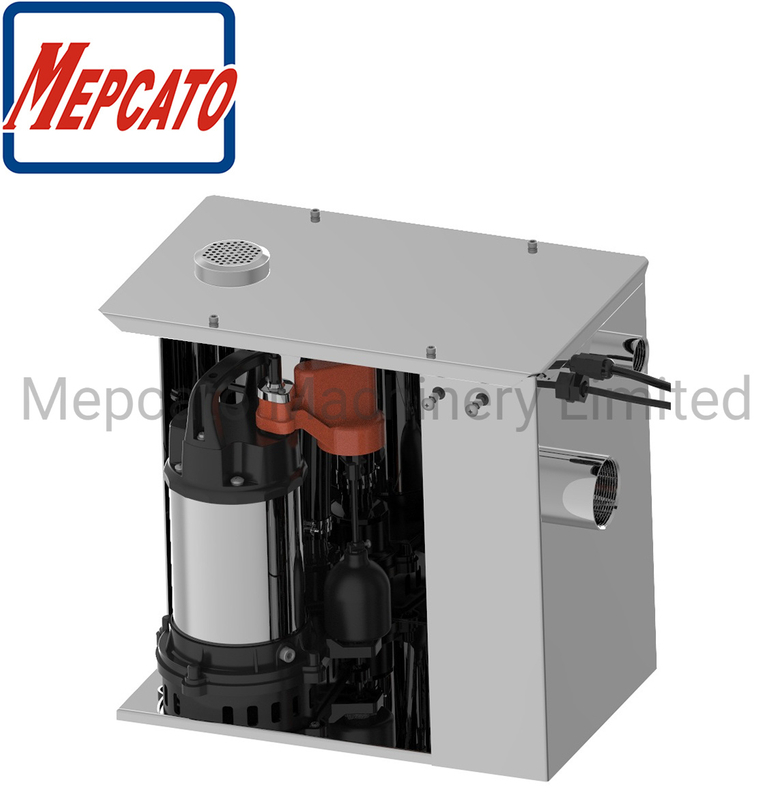 Low Level Suction Stainless Steel Electric Sewage Pumping System Centrifugal Submersible Water Pump with Oil Cooling Motor for Dirty Water Drain