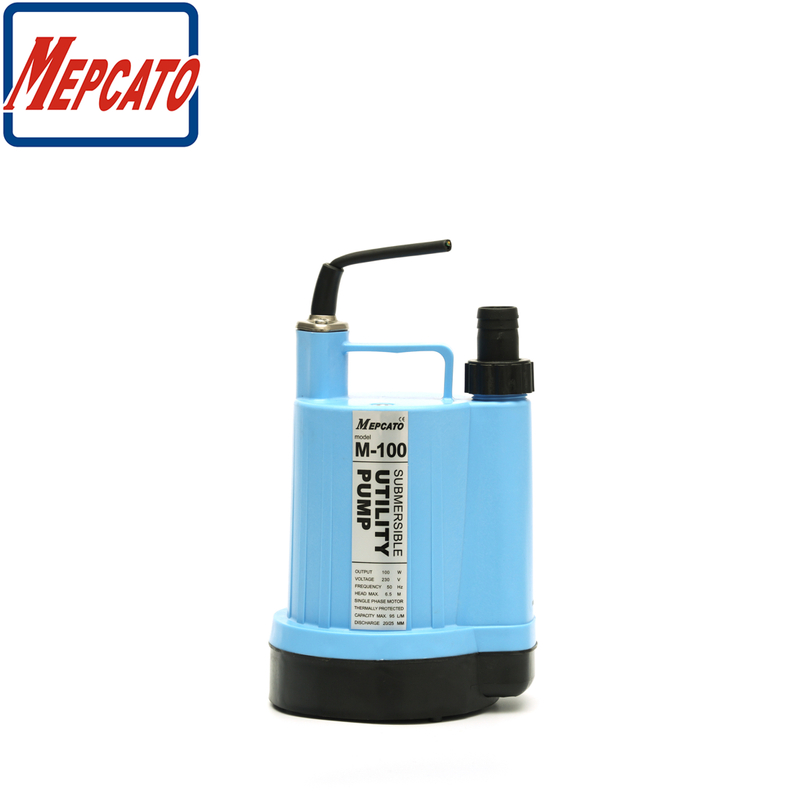 M-100A 2mm Low Level Drainage Plastic Submersible Utility Pump with Float Switch