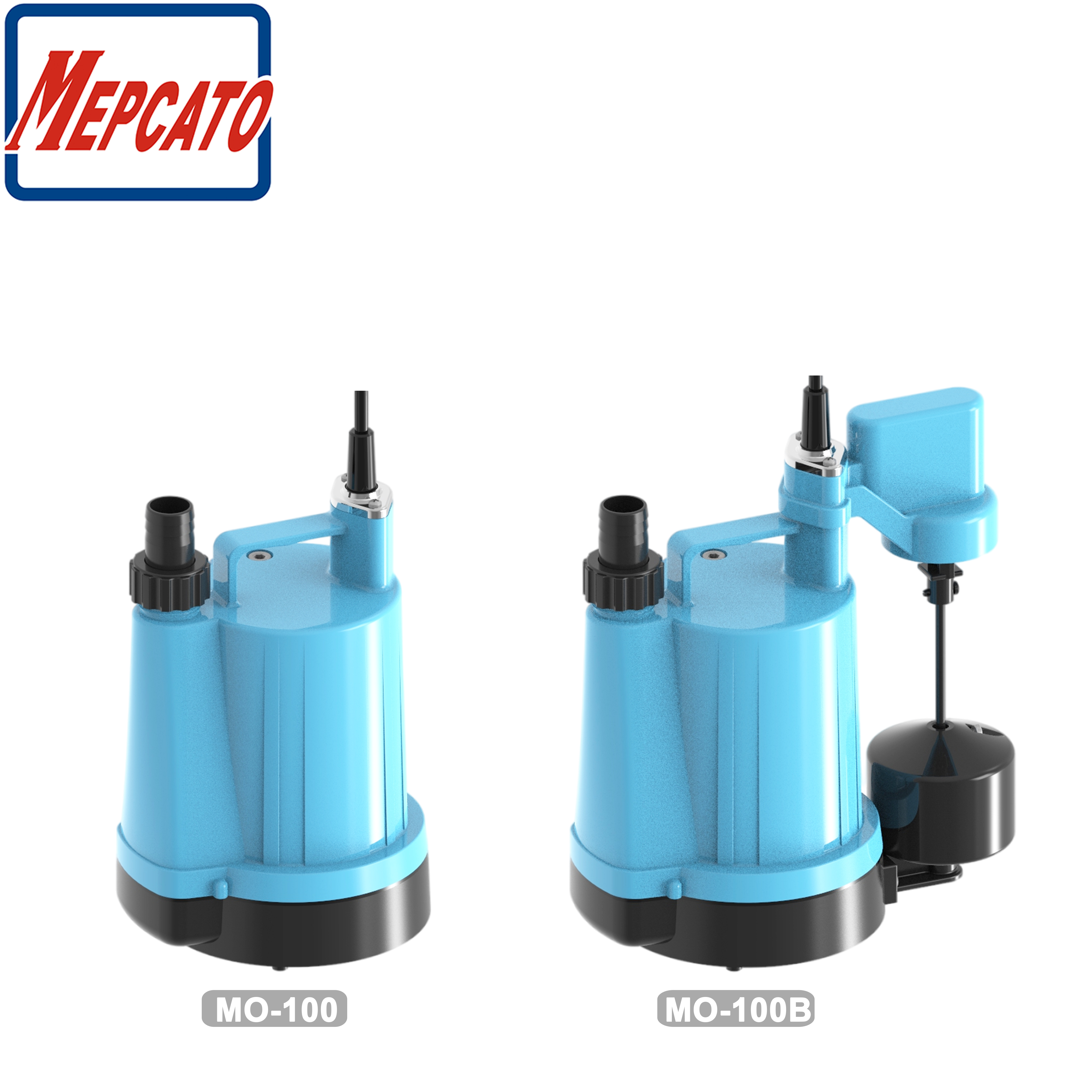 MO-100 2mm Low Level Drainage Plastic Submersible Utility Pump with Oil Cooling Motor