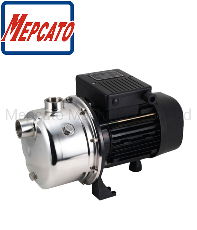 1HP Centrifugal Horizontal Stainless Steel Housing Garden Pools Water Transfer Garden Watering Self-Priming Water Pressure Boosting Surface Jet Pump