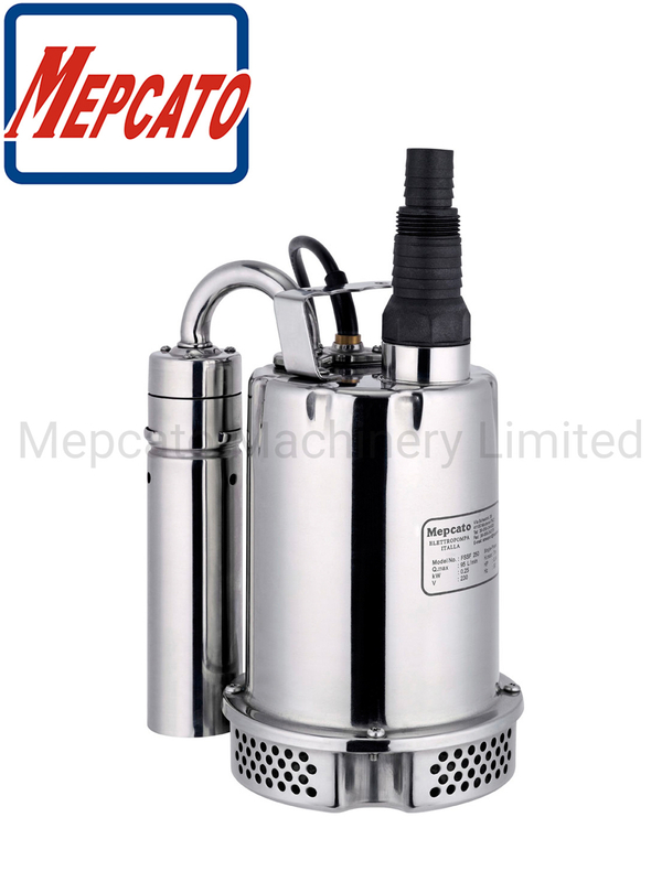 Small Centrifugal Electric Basement Underground Garage Parking Lot Sumps Stainless Steel Submersible Water Drainage Pump with Float Switch